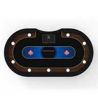 Winston XL 9 Person LED Texas Hold 'Em Table